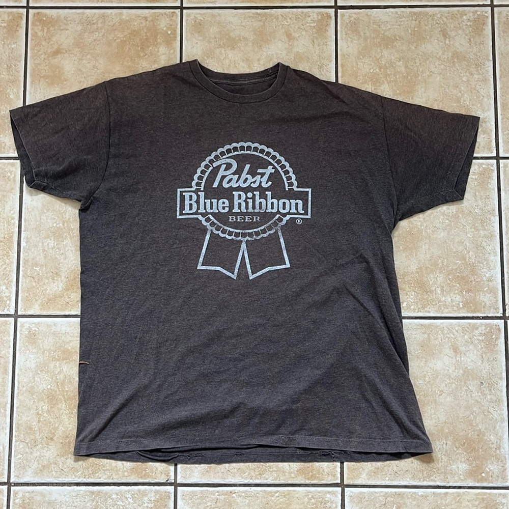 Pabst blue ribbon beer t shirt XL